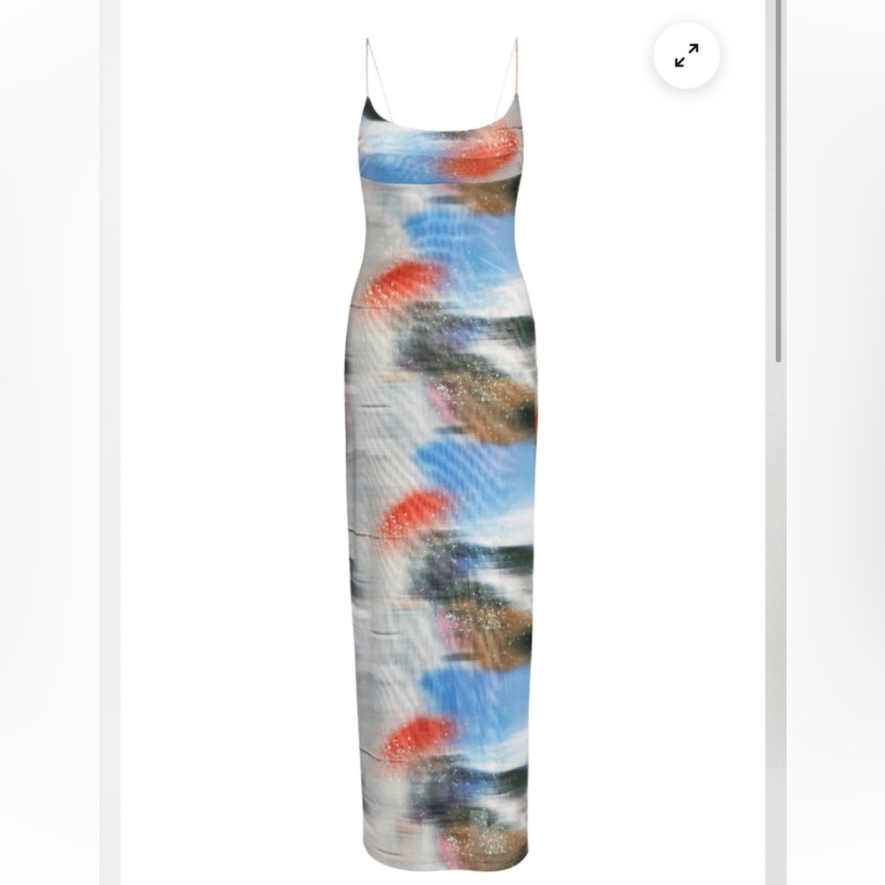 Miaou Thais Dress Motion Blue